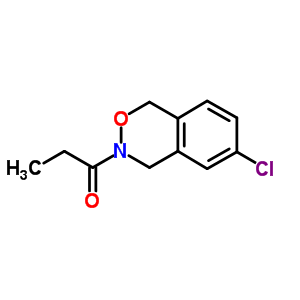 21977-39-9  1-(6-chloro-1,4-dihydro-3H-2,3-benzoxazin-3-yl)propan-1-one