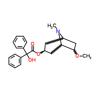 22199-41-3  (3S)-6-methoxy-8-methyl-8-azabicyclo[3.2.1]oct-3-yl hydroxy(diphenyl)acetate