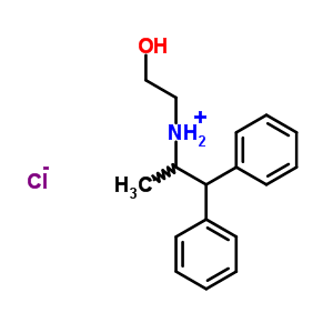 23164-28-5  N-(2-hydroxyethyl)-1,1-diphenylpropan-2-aminium chloride