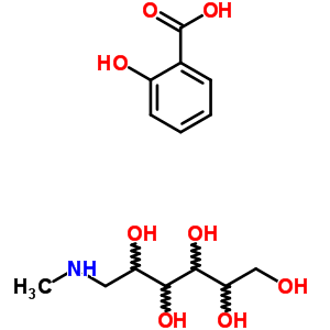 23277-50-1  2-hydroxybenzoic acid - 1-deoxy-1-(methylamino)hexitol (1:1)