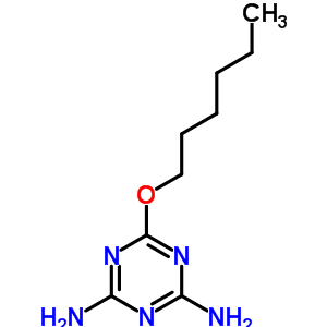 24126-20-3  6-(hexyloxy)-1,3,5-triazine-2,4-diamine