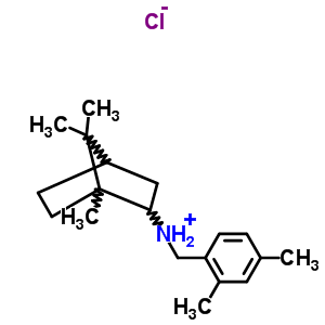 24629-65-0  N-(2,4-dimethylbenzyl)-1,7,7-trimethylbicyclo[2.2.1]heptan-2-aminium chloride