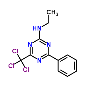 24803-00-7  N-ethyl-4-phenyl-6-(trichloromethyl)-1,3,5-triazin-2-amine