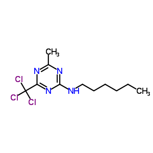 24803-55-2  N-hexyl-4-methyl-6-(trichloromethyl)-1,3,5-triazin-2-amine