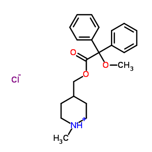 2886-62-6  4-({[methoxy(diphenyl)acetyl]oxy}methyl)-1-methylpiperidinium chloride