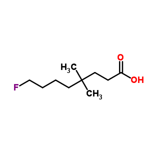 333-33-5  ácido 8-fluoro-4,4-dimetiloctanoico