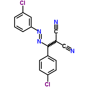 3701-19-7  {(4-chlorophenyl)[(E)-(3-chlorophenyl)diazenyl]methyl}propanedinitrile