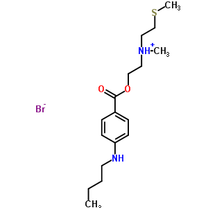 3772-41-6  2-{[4-(butylamino)benzoyl]oxy}-N-methyl-N-[2-(methylsulfanyl)ethyl]ethanaminium bromide