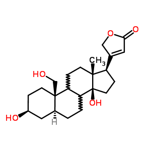 468-19-9  (3beta,5alpha,8xi,9xi)-3,14,19-trihydroxycard-20(22)-enolide