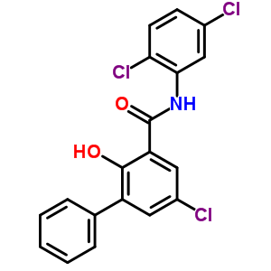 5607-54-5  5-chloro-N-(2,5-dichlorophenyl)-2-hydroxybiphenyl-3-carboxamide