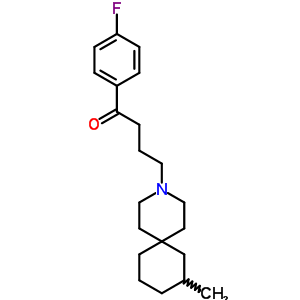 64-56-2  1-(4-fluorofenil)-4-(8-metil-3-azaspiro[5,5]undec-3-il)butan-1-ona