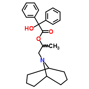 6606-04-8  1-(9-azabicyclo[3.3.1]non-9-yl)propan-2-yl hydroxy(diphenyl)acetate