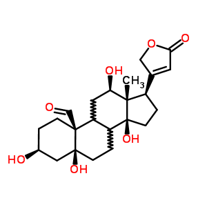 749-72-4  (3beta,5beta,8xi,9xi,12beta)-3,5,12,14-tetrahydroxy-19-oxocard-20(22)-enolide