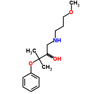 7565-17-5  1-[(3-methoxypropyl)amino]-3-methyl-3-phenoxybutan-2-ol