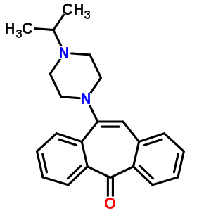 16270-56-7  10-[4-(propan-2-yl)piperazin-1-yl]-5H-dibenzo[a,d][7]annulen-5-one