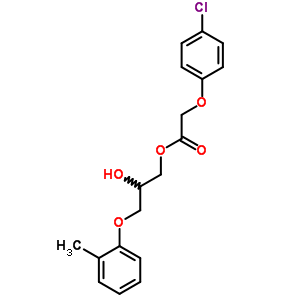 17753-06-9  2-hydroxy-3-(2-methylphenoxy)propyl (4-chlorophenoxy)acetate