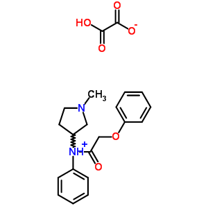 21820-62-2  2-hydroxy-2-oxo-acetate; (1-methylpyrrolidin-3-yl)-(2-phenoxyacetyl)-phenyl-ammonium