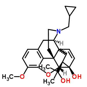 23277-46-5  (5alpha,6beta,18R)-17-(cyclopropylmethyl)-18-(2-hydroxypropan-2-yl)-3-methoxy-7,8-didehydro-18,19-dihydro-4,5-epoxy-6,14-ethenomorphinan-6-ol