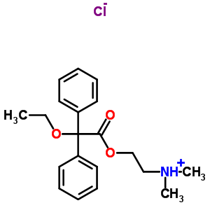 2424-75-1  2-{[ethoxy(diphenyl)acetyl]oxy}-N,N-dimethylethanaminium chloride