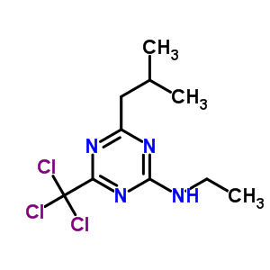 24802-90-2  N-ethyl-4-(2-methylpropyl)-6-(trichloromethyl)-1,3,5-triazin-2-amine