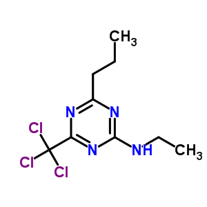 24803-25-6  N-ethyl-4-propyl-6-(trichloromethyl)-1,3,5-triazin-2-amine