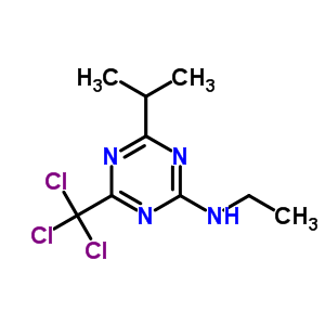 24803-27-8  N-ethyl-4-(propan-2-yl)-6-(trichloromethyl)-1,3,5-triazin-2-amine