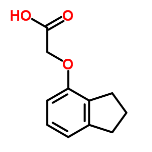 25177-86-0  (2,3-dihydro-1H-inden-4-yloxy)acetic acid