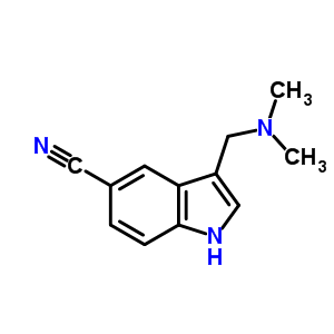 25514-67-4  3-[(dimethylamino)methyl]-1H-indole-5-carbonitrile