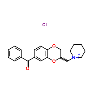 3818-98-2  1-[(7-benzoyl-2,3-dihydro-1,4-benzodioxin-2-yl)methyl]piperidinium chloride