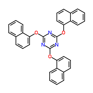 3949-34-6  2,4,6-tris(naphthalen-1-yloxy)-1,3,5-triazine