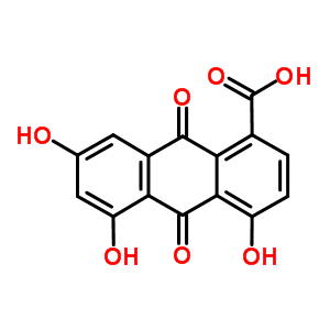 478-45-5  4,5,7-trihydroxy-9,10-dioxo-9,10-dihydroanthracene-1-carboxylic acid