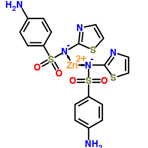 5434-78-6  zinc bis{[(4-aminophenyl)sulfonyl](1,3-thiazol-2-yl)azanide}