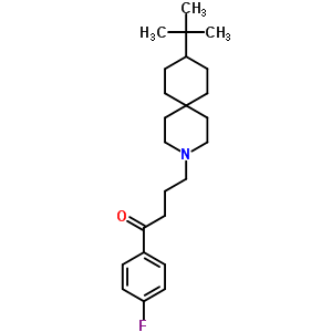 64-58-4  4-(9-tert-butyl-3-azaspiro[5.5]undec-3-yl)-1-(4-fluorfenyl)butan-1-on