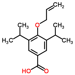 7192-38-3  3,5-di(propan-2-yl)-4-(prop-2-en-1-yloxy)benzoic acid