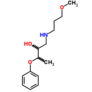 7565-15-3  1-[(3-methoxypropyl)amino]-3-phenoxybutan-2-ol