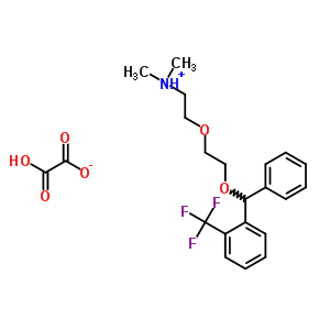 807-97-6  N,N-dimethyl-2-(2-{phenyl[2-(trifluoromethyl)phenyl]methoxy}ethoxy)ethanamine ethanedioate