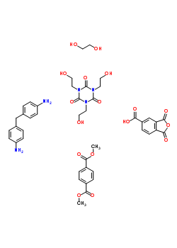 102036-99-7;25950-45-2  4-[(4-aminophenyl)methyl]aniline; dimethyl benzene-1,4-dicarboxylate; 1,3-dioxoisobenzofuran-5-carboxylic acid; ethylene glycol; 1,3,5-tris(2-hydroxyethyl)-1,3,5-triazinane-2,4,6-trione