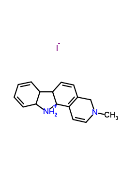 102852-69-7  3-methyl-4,6a,6b,10a,11,11a-hexahydro-3H-pyrido[4,3-a]carbazol-11-ium iodide