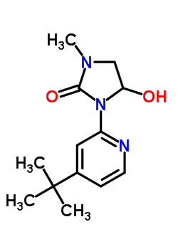 104822-41-5  3-(4-tert-butylpyridin-2-yl)-4-hydroxy-1-methylimidazolidin-2-one