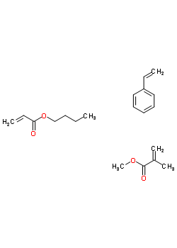 108136-97-6;192662-09-2;27136-15-8;50813-18-8;57125-89-0;70992-41-5;85637-32-7  butyl prop-2-enoate; methyl 2-methylprop-2-enoate; styrene