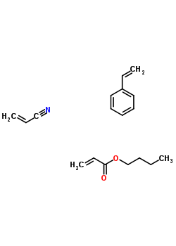 111069-01-3;26299-47-8;59218-11-0;73904-02-6  butyl prop-2-enoate; prop-2-enenitrile; styrene