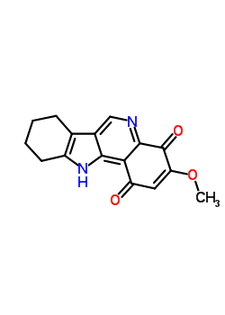 113124-69-9  3-methoxy-8,9,10,11-tetrahydro-1H-indolo[3,2-c]quinoline-1,4(7H)-dione