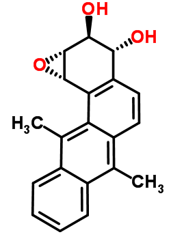 115225-74-6;86941-59-5  (1aR,2S,3R,11cS)-6,11-dimethyl-1a,2,3,11c-tetrahydrotetrapheno[1,2-b]oxirene-2,3-diol