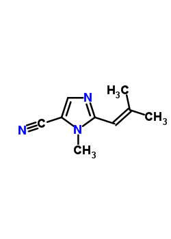 121802-99-1  1-methyl-2-(2-methylprop-1-en-1-yl)-1H-imidazole-5-carbonitrile