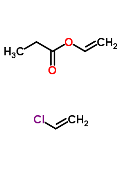 133137-10-7;25853-89-8  ethenyl propanoate - chloroethene (1:1)