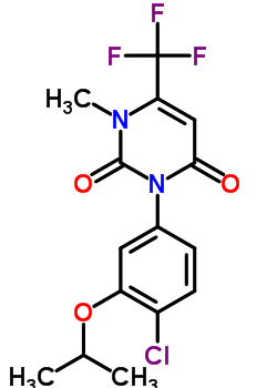 133762-96-6  3-[4-chloro-3-(propan-2-yloxy)phenyl]-1-methyl-6-(trifluoromethyl)pyrimidine-2,4(1H,3H)-dione