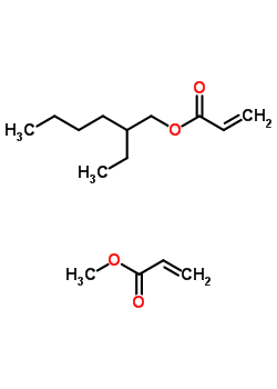 146189-03-9;28554-24-7  2-ethylhexyl prop-2-enoate - methyl prop-2-enoate (1:1)