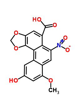 17413-38-6  10-hydroxy-8-methoxy-6-nitrophenanthro[3,4-d][1,3]dioxole-5-carboxylic acid