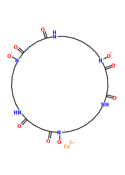 20008-20-2  iron(3+) 2,5,13,16,24,27-hexaoxo-1,6,12,17,23,28-hexaazacyclotritriacontane-1,12,23-triolate
