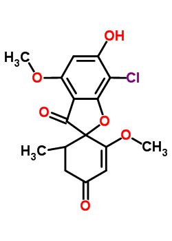 20168-88-1  7-chloro-6-hydroxy-2',4-dimethoxy-6'-methyl-3H,4'H-spiro[1-benzofuran-2,1'-cyclohex[2]ene]-3,4'-dione